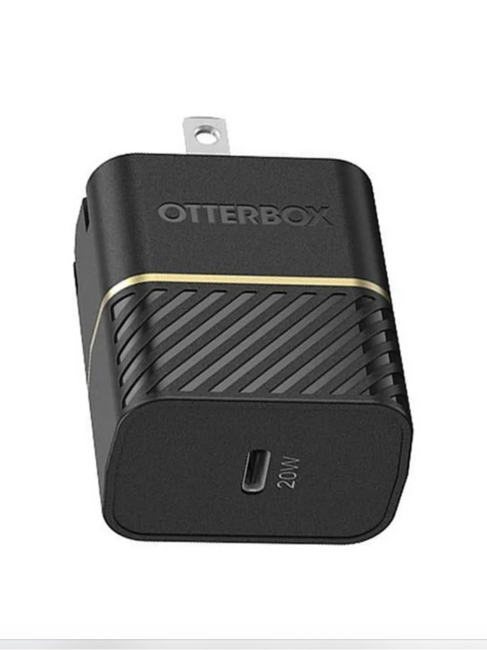 OtterBox (20W) USB-C Fast Charge Wall Adapter Travel Charger - Black